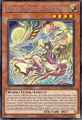 Tenyi Spirit - Suruya - SUDA-EN021 - Secret Rare 1st Edition