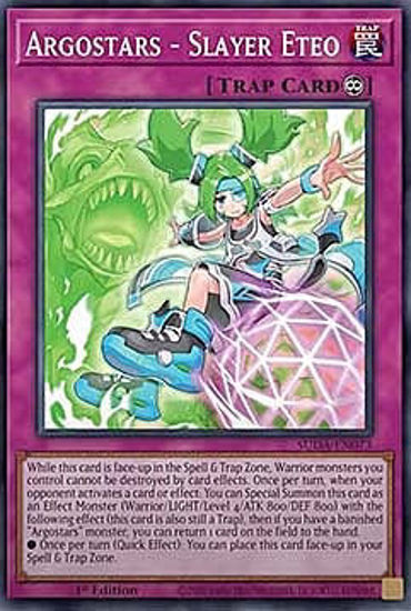 Argostars - Slayer Eteo - SUDA-EN073 - Super Rare 1st Edition