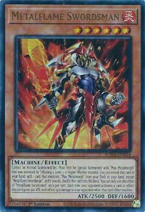 Metalflame Swordsman - SUDA-EN014 - Ultra Rare 1st Edition