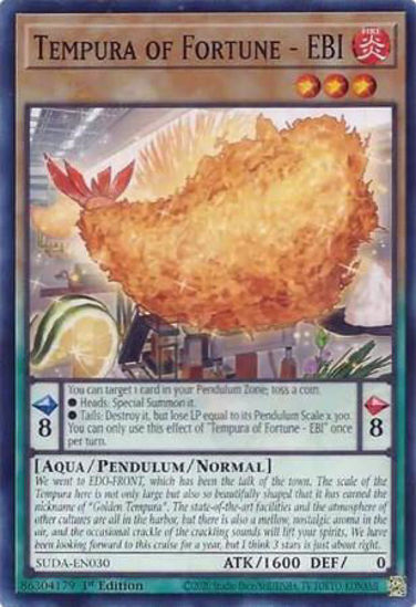 Tempura of Fortune - EBI - SUDA-EN030 - Common 1st Edition