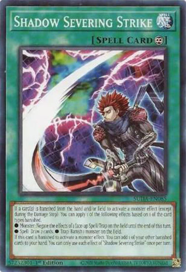 Shadow Severing Strike - SUDA-EN085 - Common 1st Edition