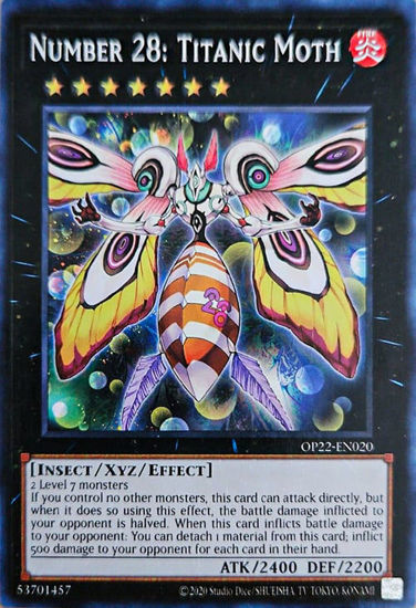 Number 28: Titanic Moth - OP22-EN020 - Common Unlimited