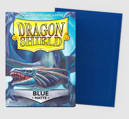 Dragon Shield Standard Sleeves - Matte Blue (100 Sleeves)