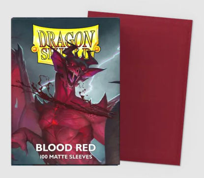 Dragon Shield Standard Sleeves - Matte Blood Red (100 Sleeves)