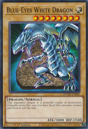 Blue-Eyes White Dragon - SDWD-EN002 - Common 1st Edition