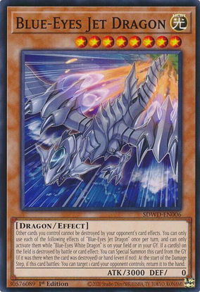 Blue-Eyes Jet Dragon - SDWD-EN006 - Common 1st Edition