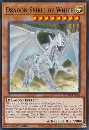 Dragon Spirit of White - SDWD-EN008 - Common 1st Edition