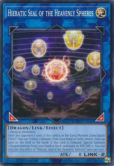 Hieratic Seal of the Heavenly Spheres - SDWD-EN040 - Common 1st Edition