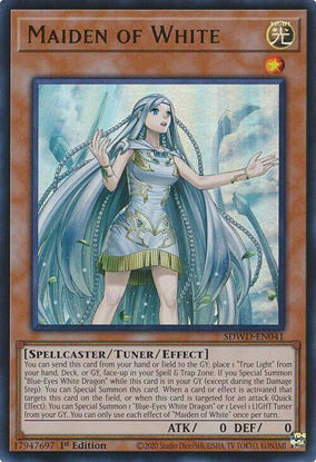 Maiden of White - SDWD-EN041 - Ultra Rare 1st Edition