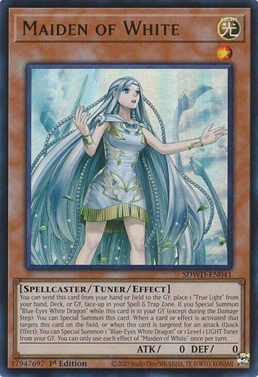 Maiden of White - SDWD-EN041 - Ultra Rare 1st Edition