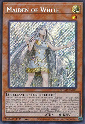 Maiden of White - SDWD-EN041 - Secret Rare 1st Edition