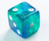 Gamegenic -  Galaxy Series - Neptune - D6 Dice Set 16  mm (12 pcs)