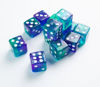 Gamegenic -  Galaxy Series - Neptune - D6 Dice Set 16  mm (12 pcs)