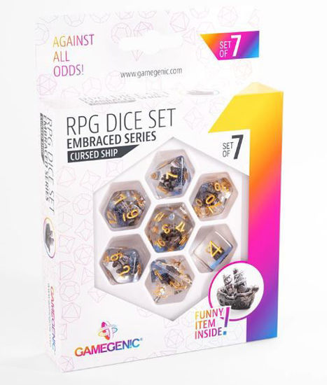 Gamegenic - Embraced Series -  Cursed Ship - RPG Dice  - Set (7pcs)