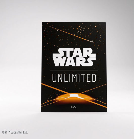 Gamegenic - Star Wars: Unlimited Art Sleeves - Card Back Orange