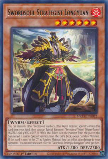 Swordsoul Strategist Longyuan - MZTM-EN082 - Rare 1st Edition