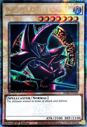 Dark Magician - RA04-EN106-QCR4 - (V.4 - Quarter Century Secret Rare) 1st Edition