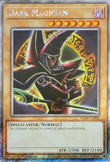 Dark Magician - RA04-EN106-PSR - (V.4 - Platinum Secret Rare) 1st Edition