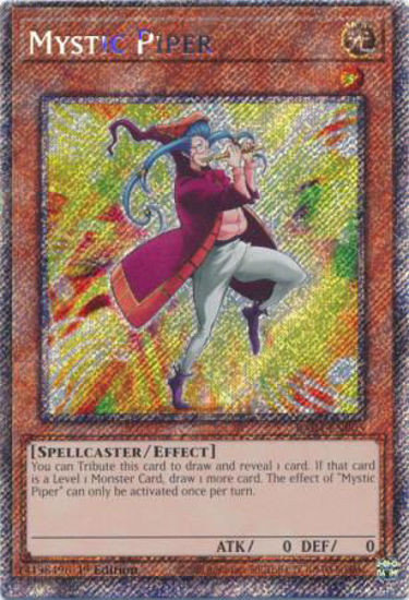 Mystic Piper - RA04-EN005-PSR - (V.4 - Platinum Secret Rare) 1st Edition