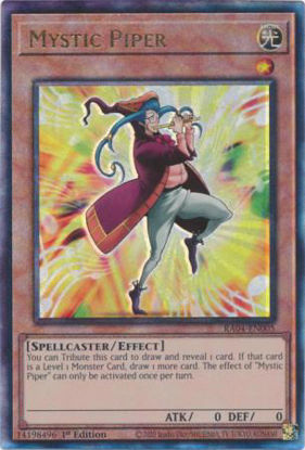 Mystic Piper - RA04-EN005-QCR - (V.5 - Quarter Century Secret Rare) 1st Edition