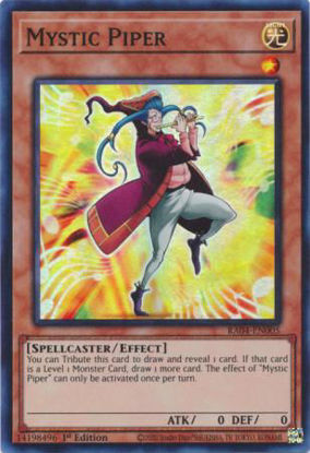 Mystic Piper - RA04-EN005-SR - (V.1 - Super Rare) 1st Edition