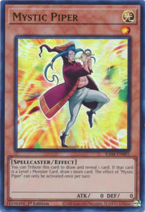 Mystic Piper - RA04-EN005-UR - (V.2 - Ultra Rare) 1st Edition