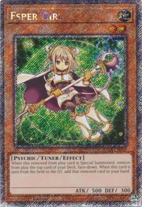 Esper Girl - RA04-EN006-PSR - (V.4 - Platinum Secret Rare) 1st Edition