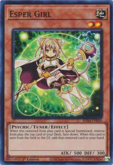 Esper Girl - RA04-EN006-SR - (V.1 - Super Rare) 1st Edition
