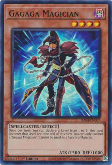 Gagaga Magician - RA04-EN007-SR - (V.1 - Super Rare) 1st Edition