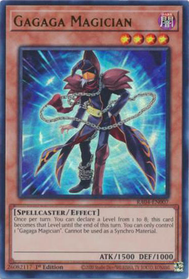 Gagaga Magician - RA04-EN007-UR - (V.2 - Ultra Rare) 1st Edition