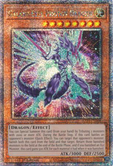 Galaxy-Eyes Photon Dragon - RA04-EN008-QCR - (V.5 - Quarter Century Secret Rare) 1st Edition