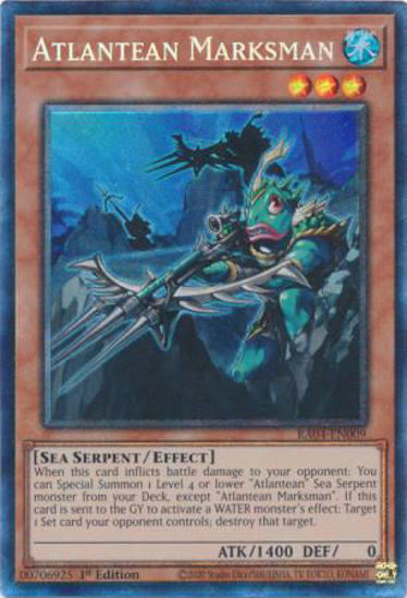 Atlantean Marksman - RA04-EN009-CR - (V.6 - Collector's Rare) 1st Edition