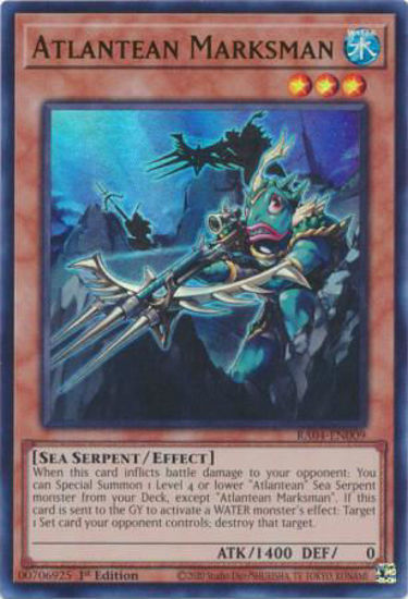 Atlantean Marksman - RA04-EN009-UR - (V.2 - Ultra Rare) 1st Edition