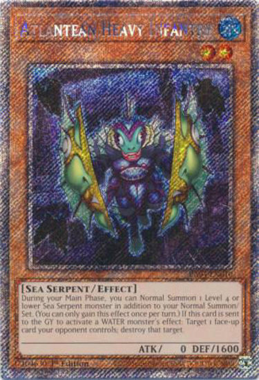 Atlantean Heavy Infantry - RA04-EN010-PSR - (V.4 - Platinum Secret Rare) 1st Edition