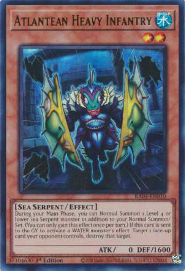 Atlantean Heavy Infantry - RA04-EN010-UR - (V.2 - Ultra Rare) 1st Edition