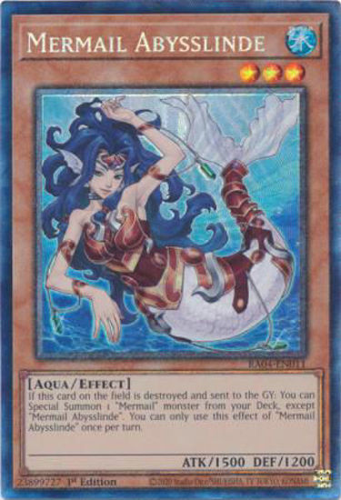 Mermail Abysslinde - RA04-EN011-CR - (V.6 - Collector's Rare) 1st Edition