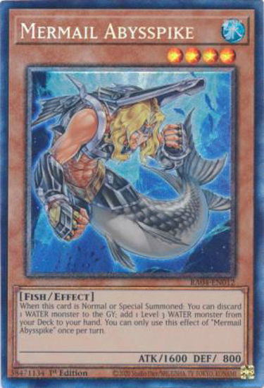 Mermail Abysspike - RA04-EN012-CR - (V.6 - Collector's Rare) 1st Edition