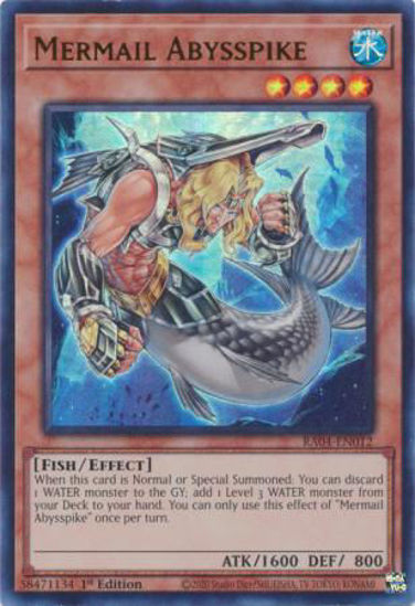 Mermail Abysspike - RA04-EN012-UR - (V.2 - Ultra Rare) 1st Edition