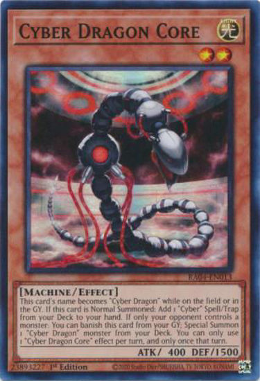 Cyber Dragon Core - RA04-EN013-SR - (V.1 - Super Rare) 1st Edition