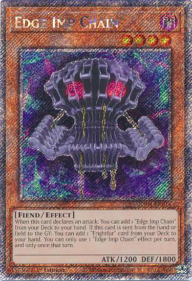 Edge Imp Chain - RA04-EN014-PSR - (V.4 - Platinum Secret Rare) 1st Edition