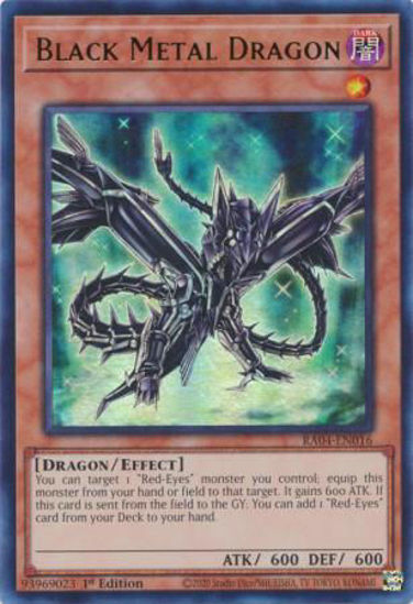 Black Metal Dragon - RA04-EN016-UR - (V.2 - Ultra Rare) 1st Edition