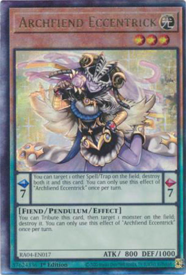Archfiend Eccentrick - RA04-EN017-UTR - (V.7 - Ultimate Rare) 1st Edition