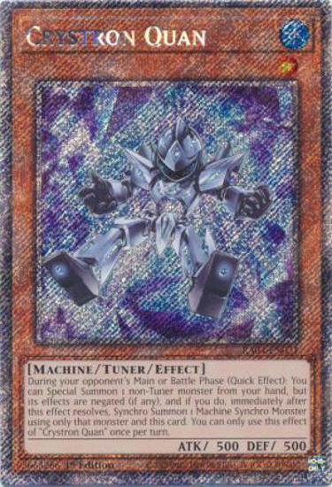 Crystron Quan - RA04-EN021-SCR - (V.3 - Secret Rare) 1st Edition