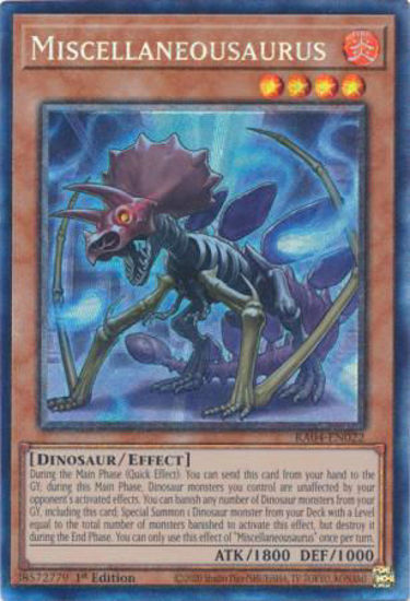 Miscellaneousaurus - RA04-EN022-CR - (V.6 - Collector's Rare) 1st Edition