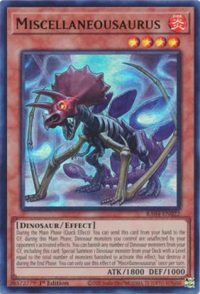 Miscellaneousaurus - RA04-EN022-UR - (V.2 - Ultra Rare) 1st Edition