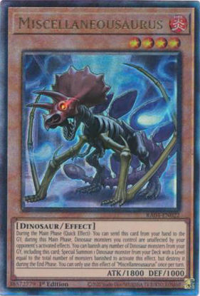 Miscellaneousaurus - RA04-EN022-UTR - (V.7 - Ultimate Rare) 1st Edition
