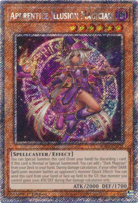 Apprentice Illusion Magician - RA04-EN023-PSR - (V.4 - Platinum Secret Rare) 1st Edition