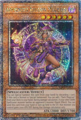 Apprentice Illusion Magician - RA04-EN023-QCR - (V.5 - Quarter Century Secret Rare) 1st Edition