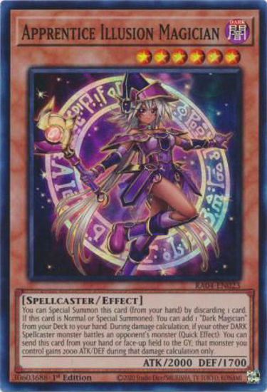Apprentice Illusion Magician - RA04-EN023-SR - (V.1 - Super Rare) 1st Edition