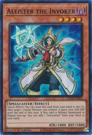 Aleister the Invoker - RA04-EN024-SR - (V.1 - Super Rare) 1st Edition